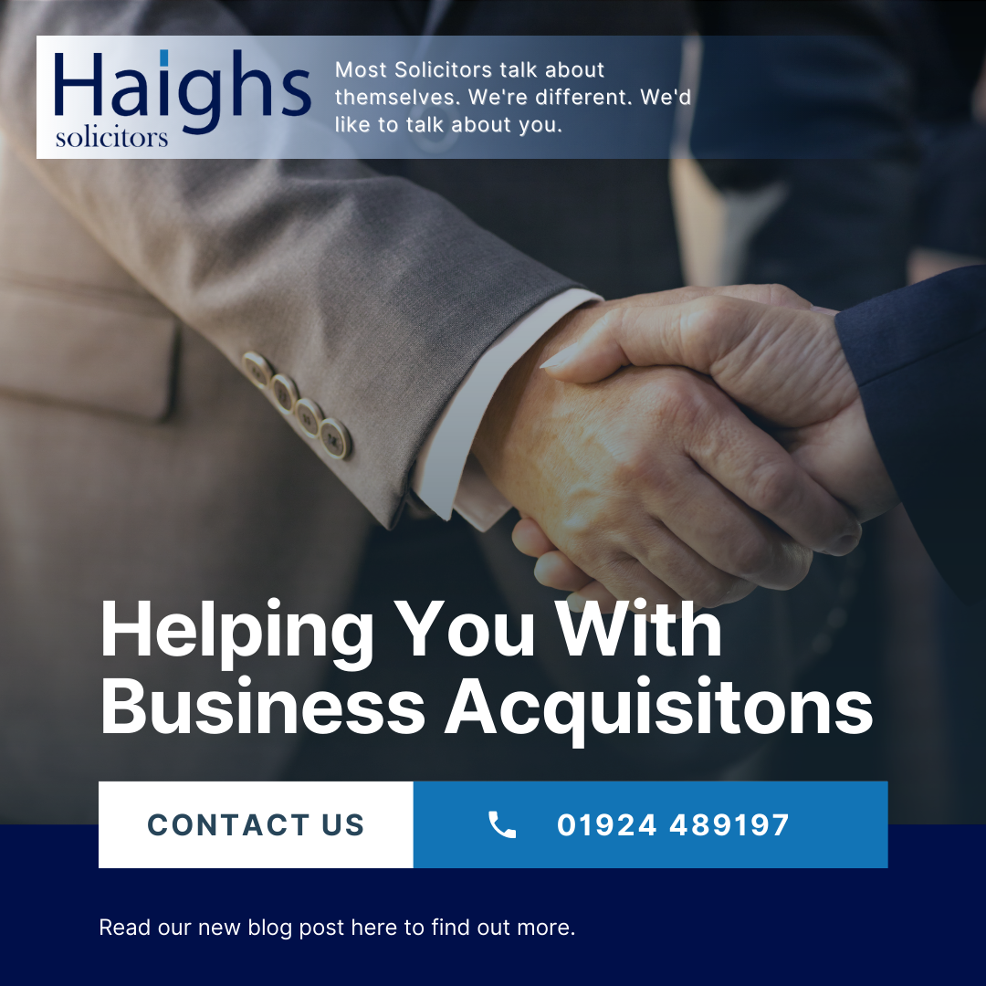 Helping You With Business Acquisitions