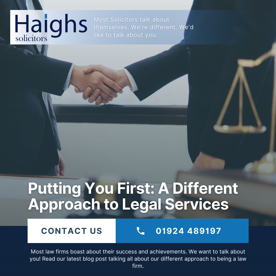 Putting You First: A Different Approach to Legal Services
